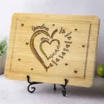 Custom Name Grandma Family Gifts - Personalized Cutting Board