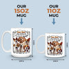 Woof You Forever, Mom - Dog Personalized Custom Mug - Mother's Day, Gift For Pet Owners, Pet Lovers