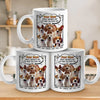 Woof You Forever, Mom - Dog Personalized Custom Mug - Mother's Day, Gift For Pet Owners, Pet Lovers