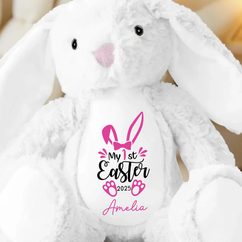 Custom Name My 1st Easter Gifts for Baby - Personalized Bunny Plush