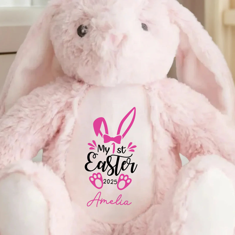 Custom Name My 1st Easter Gifts for Baby - Personalized Bunny Plush