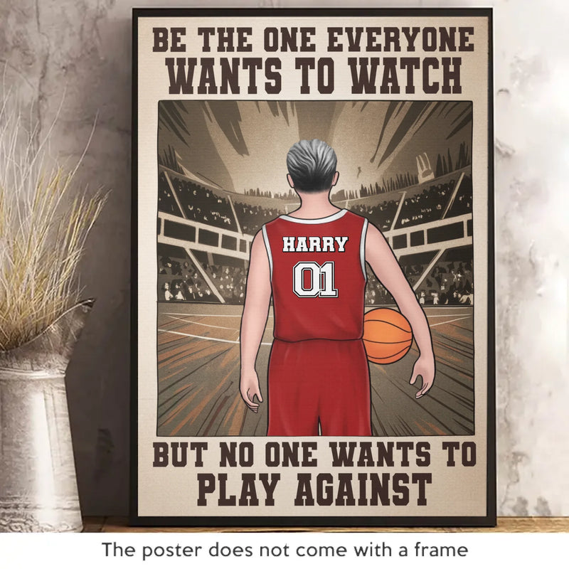Custom Name Basketball Gifts for Girls - Personalized Poster