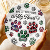 Until We Meet Again, My Sweet Friend - Memorial Personalized Custom 3D Inflated Effect Printed Ceramic Plate - Sympathy Gift For Pet Owners, Pet Lovers