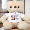 The Best Hugs Come From Grandma - Family Personalized Custom Teddy Bear Plush - Gift For Family Members