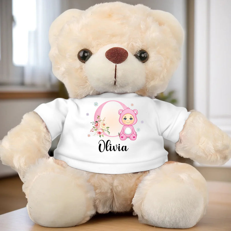 Custom Name Baby Bear Gifts - Personalized Teddy Bear Plush