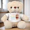 You Are Strong, You Are Brave - Family Personalized Custom Teddy Bear Plush - Gift For Family Members