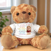 You Are Strong, You Are Brave - Family Personalized Custom Teddy Bear Plush - Gift For Family Members