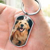 Custom Photo Cherished Memories, Endless Love - Memorial Personalized Custom Keychain - Sympathy Gift For Pet Owners, Pet Lovers
