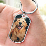 Custom Pet Photo Memorial Gifts for Dog Lovers - Personalized Keychain