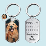 Custom Pet Photo Memorial Gifts for Dog Lovers - Personalized Keychain