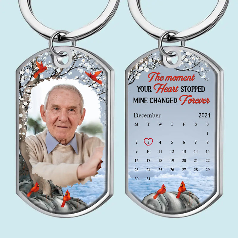 Custom Photo Memorial Keepsake Gifts - Personalized Keychain