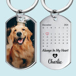 Custom Pet Photo Memorial Gifts for Dog Lovers - Personalized Keychain