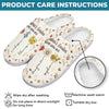 Walk In Love, Walk In Comfort - Family Personalized Custom Fluffy Slippers - Mother's Day, Gift For Mom, Grandma