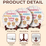 Custom Name Grandma Cookie Gifts - Personalized Ceramic Plate