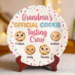 Custom Name Grandma Cookie Gifts - Personalized Ceramic Plate