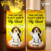 Custom Photo Forever Shining, Forever Loved - Memorial Personalized Custom LED Projection Flameless Candle - Sympathy Gift For Pet Owners, Pet Lovers