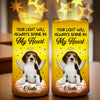 Custom Photo Forever Shining, Forever Loved - Memorial Personalized Custom LED Projection Flameless Candle - Sympathy Gift For Pet Owners, Pet Lovers