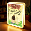 Life’s Journey Is Better With You - Dog Personalized Custom LED Mirror Frame Lamp - Gift For Pet Owners, Pet Lovers