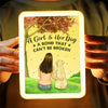 Life’s Journey Is Better With You - Dog Personalized Custom LED Mirror Frame Lamp - Gift For Pet Owners, Pet Lovers