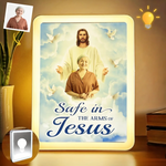 Custom Photo Memorial Christian Gifts - Personalized Mirror LED Light
