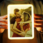 Custom Couple Photo Romantic Decor - Personalized Mirror LED Light