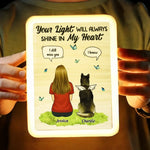 Custom Name Pet Memorial Gifts - Personalized Mirror LED Light
