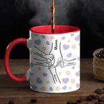 Custom Name Family Gifts for Mom - Personalized Accent Mugs