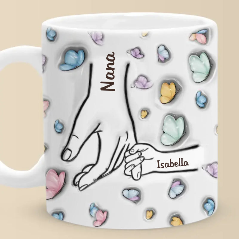 Grandma Makes Life Sweeter - Family Personalized Custom 3D Inflated Effect Printed Mug - Mother's Day, Gift For Mom, Grandma