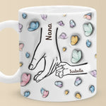 Custom Name Grandma Butterfly Gifts - Personalized Mug