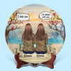 Your Love Is Our Guiding Light - Memorial Personalized Custom Ceramic Plate - Sympathy Gift For Family Members