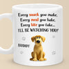 Can’t Eat Alone With Us Around - Dog Personalized Custom Mug - Gift For Pet Owners, Pet Lovers
