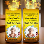 Custom Photo Memorial Grandma Gifts - Personalized Projector LED Candle