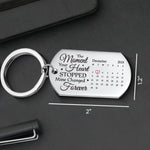 Custom Name Memorial Angel Keepsake - Personalized Keychain