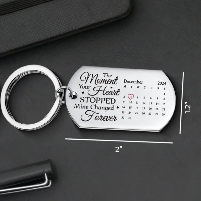 Custom Name Memorial Angel Keepsake - Personalized Keychain