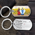 Custom Name Memorial Angel Keepsake - Personalized Keychain