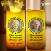 Custom Photo Forever A Light In Your Heart - Memorial Personalized Custom LED Projection Flameless Candle - Sympathy Gift For Family Members