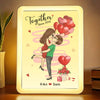 You’re My Favorite Place To Be - Couple Personalized Custom LED Mirror Frame Lamp - Gift For Husband Wife, Anniversary