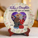 Custom Name Mother Daughter Gifts - Personalized Ceramic Plate