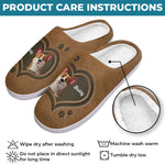 Custom Name Corgi Dog Lover Gifts - Personalized Fluffy Slipper