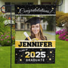 Custom Photo A New Chapter Begins - Family Personalized Custom Flag - Graduation Gift For Family Members, Siblings, Brothers, Sisters