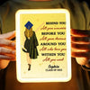 A New Chapter Begins - Family Personalized Custom LED Mirror Frame Lamp - Graduation Gift For Family Members, Siblings, Brothers, Sisters
