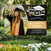 Custom Photo The Journey To Success Has Just Begun - Family Personalized Custom Yard Sign - Graduation Gift For Family Members, Siblings, Brothers, Sisters
