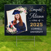 Custom Photo Your Journey To Success Starts Now - Family Personalized Custom Yard Sign - Graduation Gift For Family Members, Siblings, Brothers, Sisters