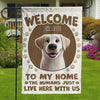 Furry Friends Make The Best Hosts - Dog Personalized Custom Flag - Gift For Pet Owners, Pet Lovers