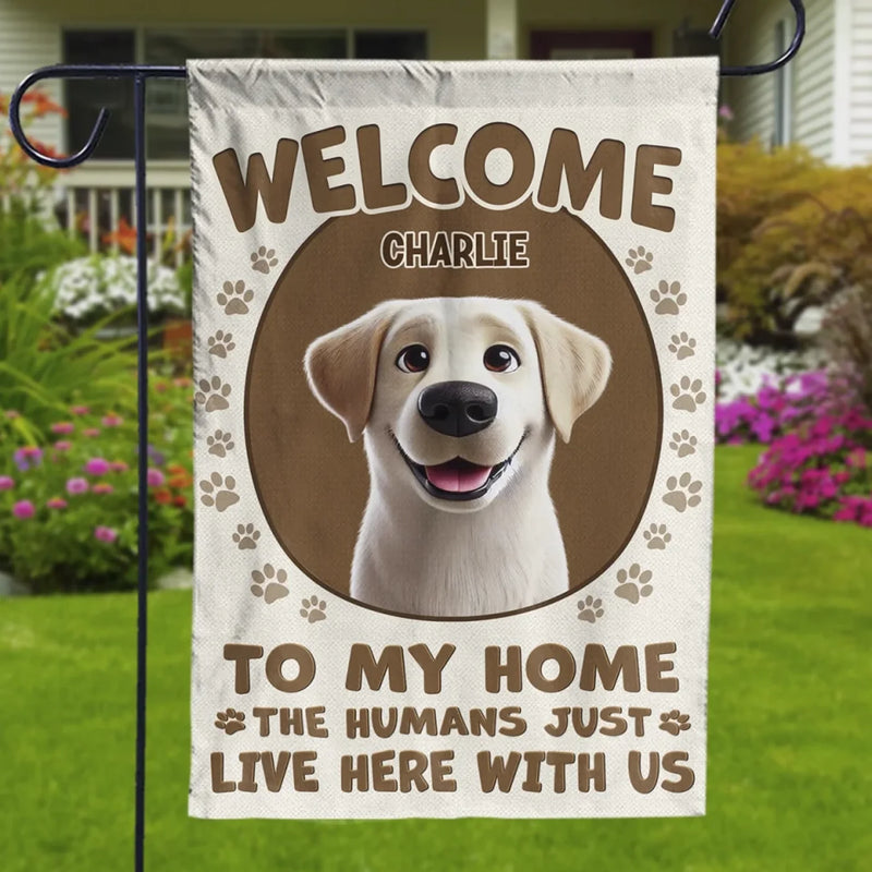 Furry Friends Make The Best Hosts - Dog Personalized Custom Flag - Gift For Pet Owners, Pet Lovers