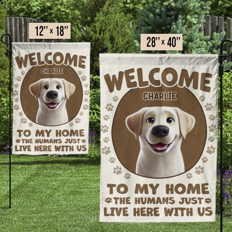 Furry Friends Make The Best Hosts - Dog Personalized Custom Flag - Gift For Pet Owners, Pet Lovers