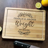 Cooking With Love - Couple Personalized Custom Engraved Wooden Cutting Board - Gift For Husband Wife, Anniversary