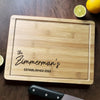 Love Built This Home - Couple Personalized Custom Engraved Wooden Cutting Board - Gift For Husband Wife, Anniversary