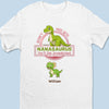 Jurassic Love, Jurassic Strength -  Family Personalized Custom Unisex T-shirt, Premium T-shirt, Hoodie - Mother's Day Gift For Mom, Grandma
