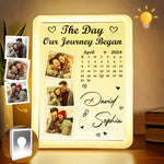 Custom Photo Couple Anniversary Gifts - Personalized Mirror LED Light